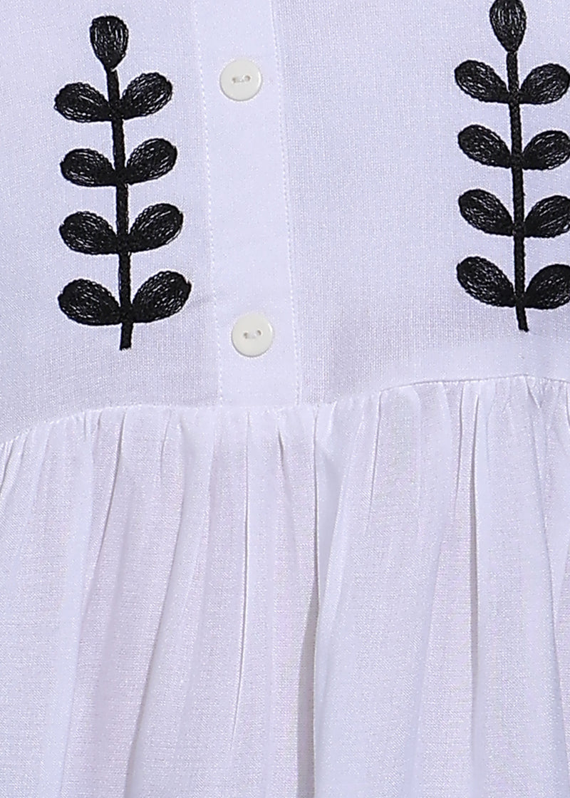 Women's Embroidered Rayon Top