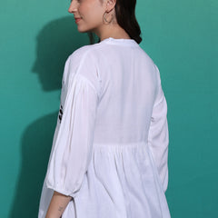 Women's Embroidered Rayon Top