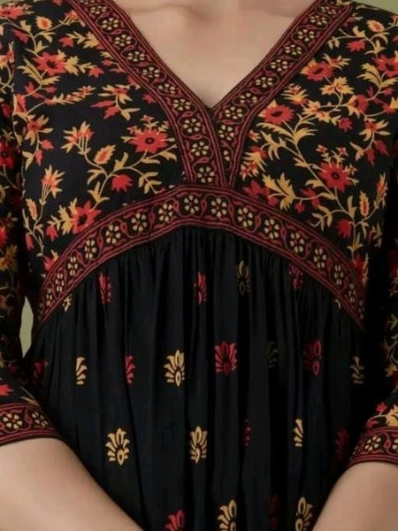 Classic Black Kurta for Women