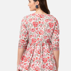 Women's Printed Rayon Top