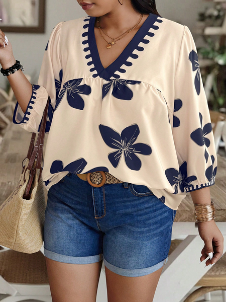 Women's Printed Rayon Casual Top
