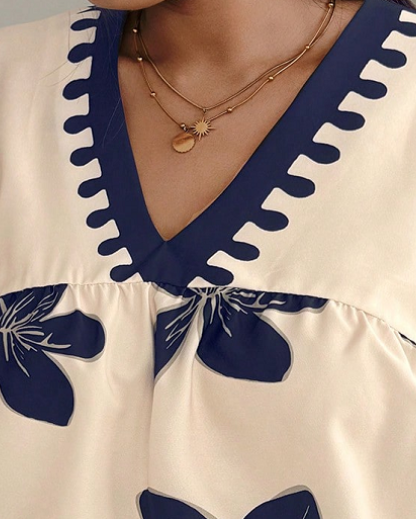 Women's Printed Rayon Casual Top