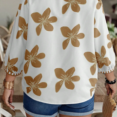 Women's Printed Rayon Casual Top