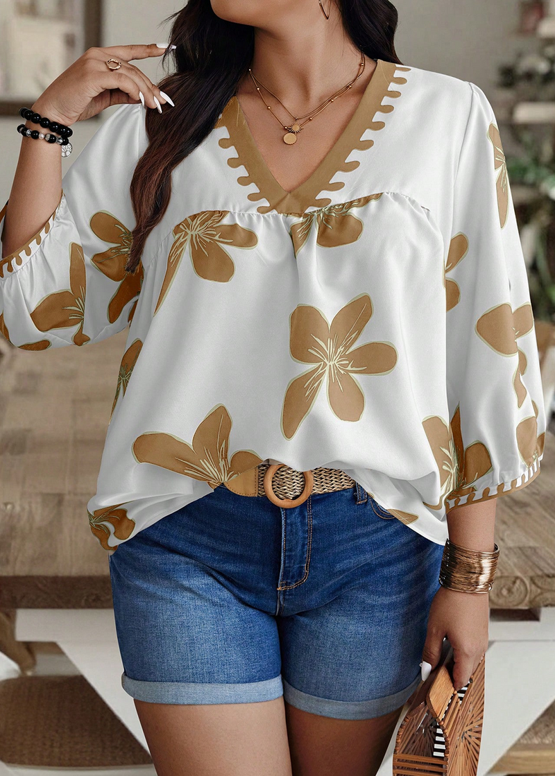 Women's Printed Rayon Casual Top