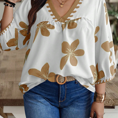 Women's Printed Rayon Casual Top