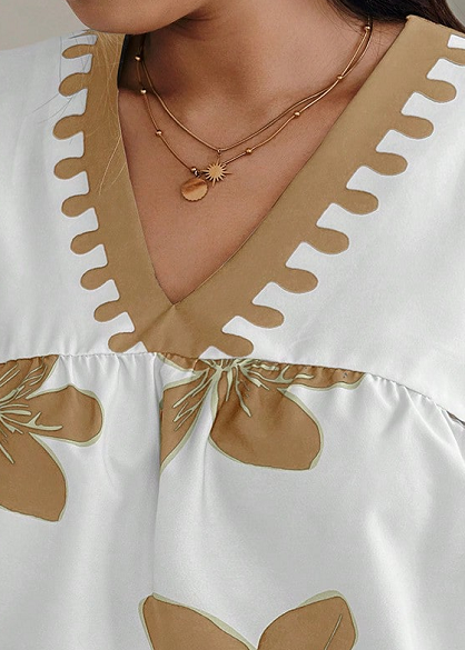 Women's Printed Rayon Casual Top