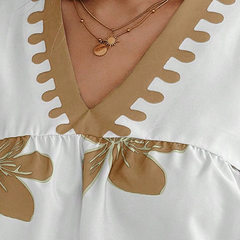 Women's Printed Rayon Casual Top