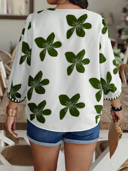 Women's Printed Rayon Casual Top