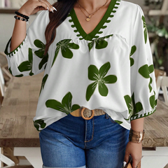 Women's Printed Rayon Casual Top