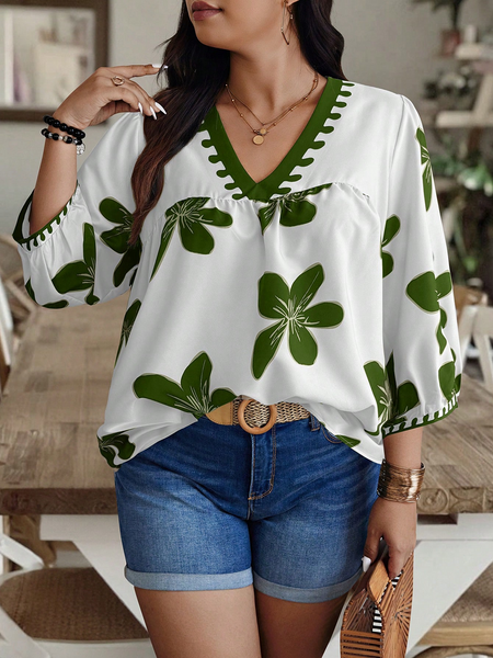 Women's Printed Rayon Casual Top