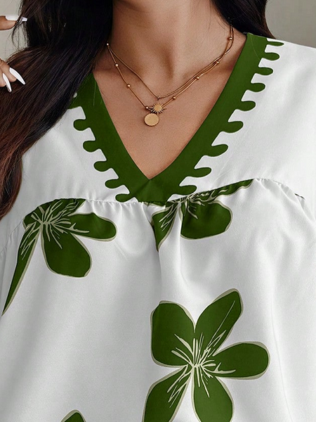 Women's Printed Rayon Casual Top