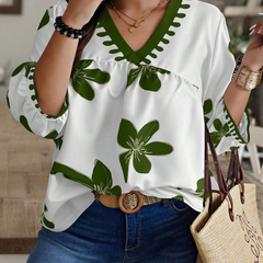 Women's Printed Rayon Casual Top