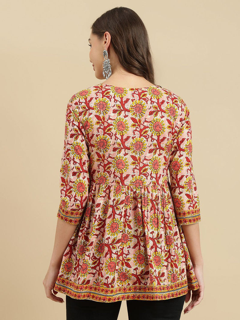 Women's Printed Rayon Top