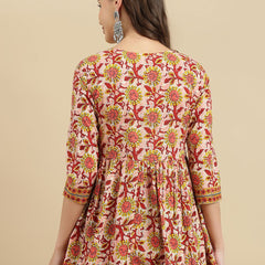 Women's Printed Rayon Top