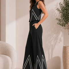 Cotton Flex Sleeveless Co-Ord Set