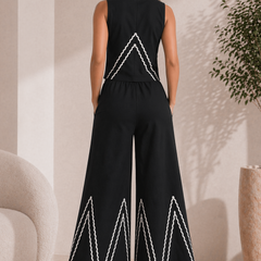 Cotton Flex Sleeveless Co-Ord Set