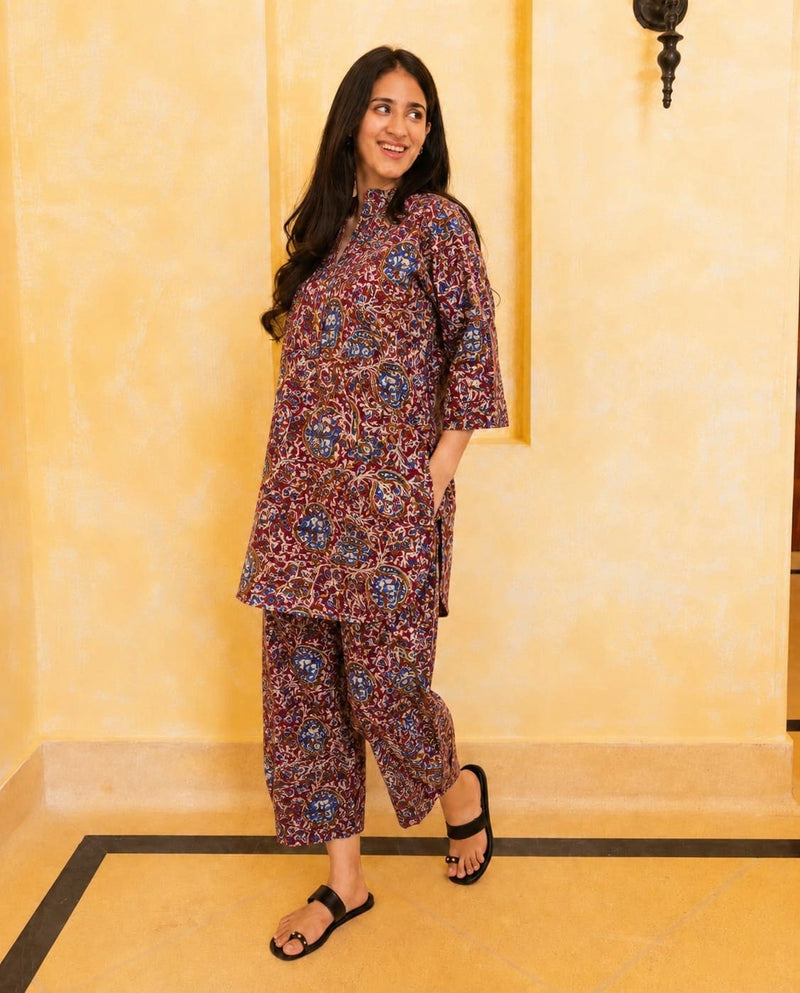 Paisley Printed Women's Co-Ord Set