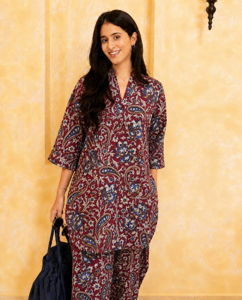 Paisley Printed Women's Co-Ord Set