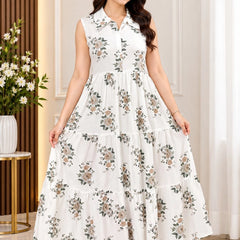 Rosy Daydream Tiered Maxi Dress