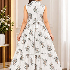 Rosy Daydream Tiered Maxi Dress