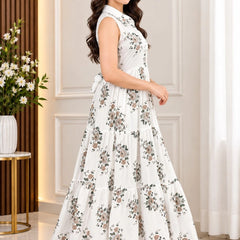 Rosy Daydream Tiered Maxi Dress