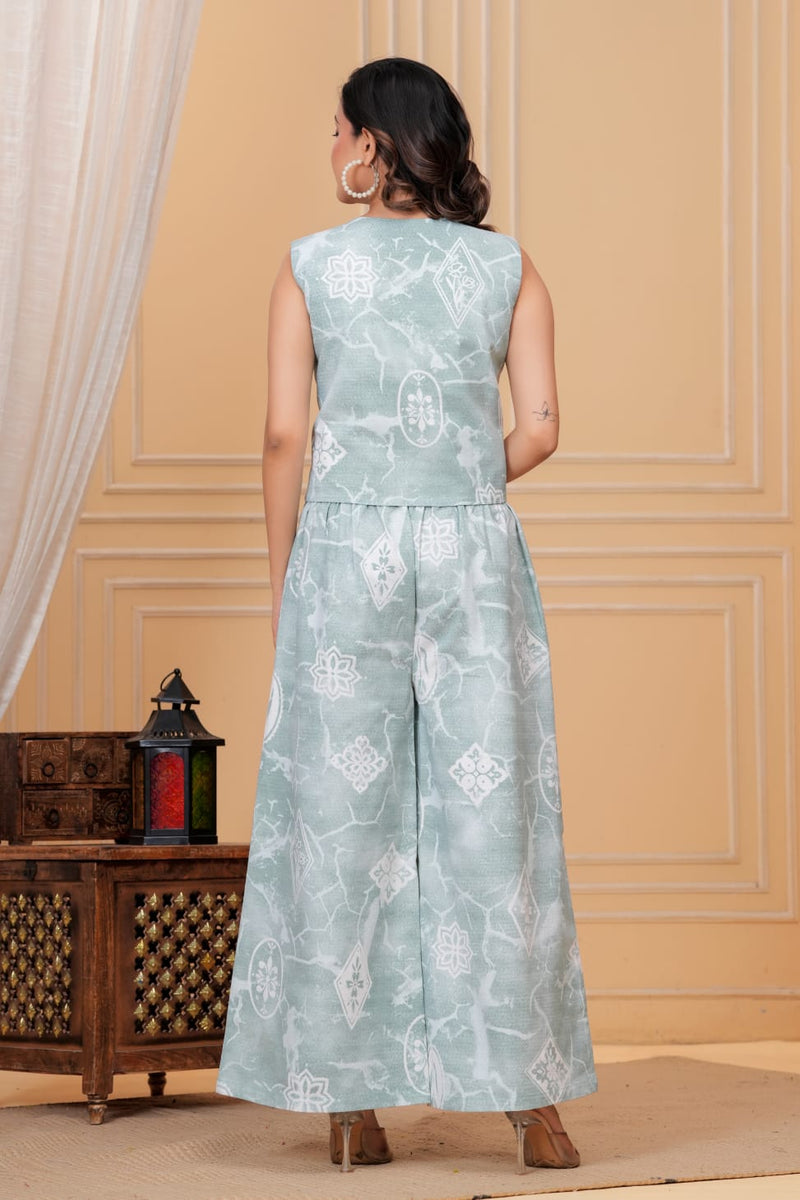 Elegant Printed Co-ord Set for Women