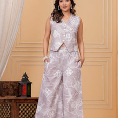 Elegant Printed Co-ord Set for Women