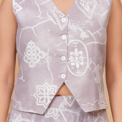 Elegant Printed Co-ord Set for Women