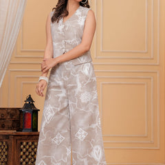 Elegant Printed Co-ord Set for Women