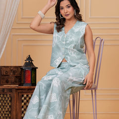 Elegant Printed Co-ord Set for Women