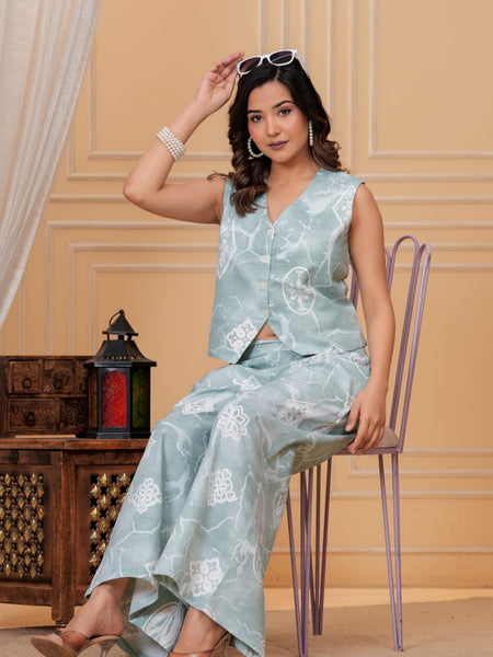 Elegant Printed Co-ord Set for Women