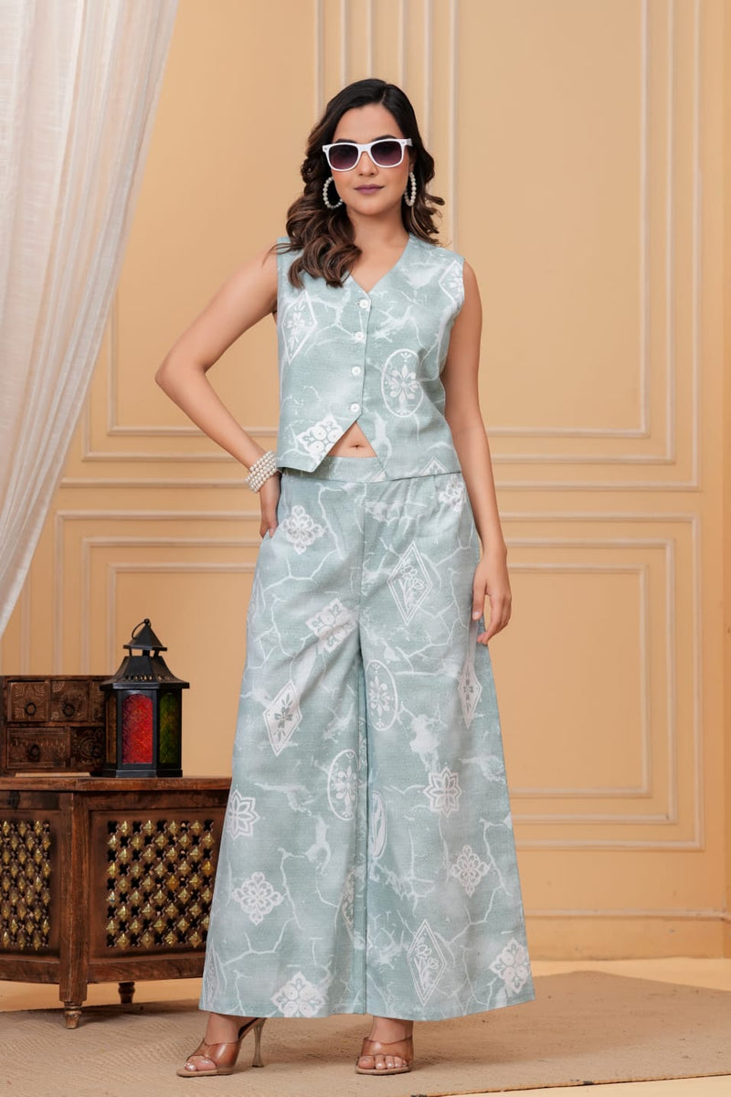 Elegant Printed Co-ord Set for Women