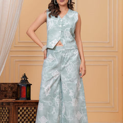 Elegant Printed Co-ord Set for Women