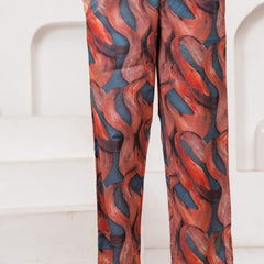 Abstract Print Rayon Co-Ord Set